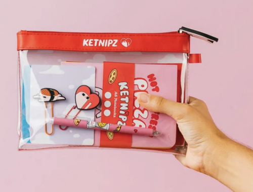 KETNIPZ Σετ Ειδών Γραφείου σε πρακτικό τσαντάκι